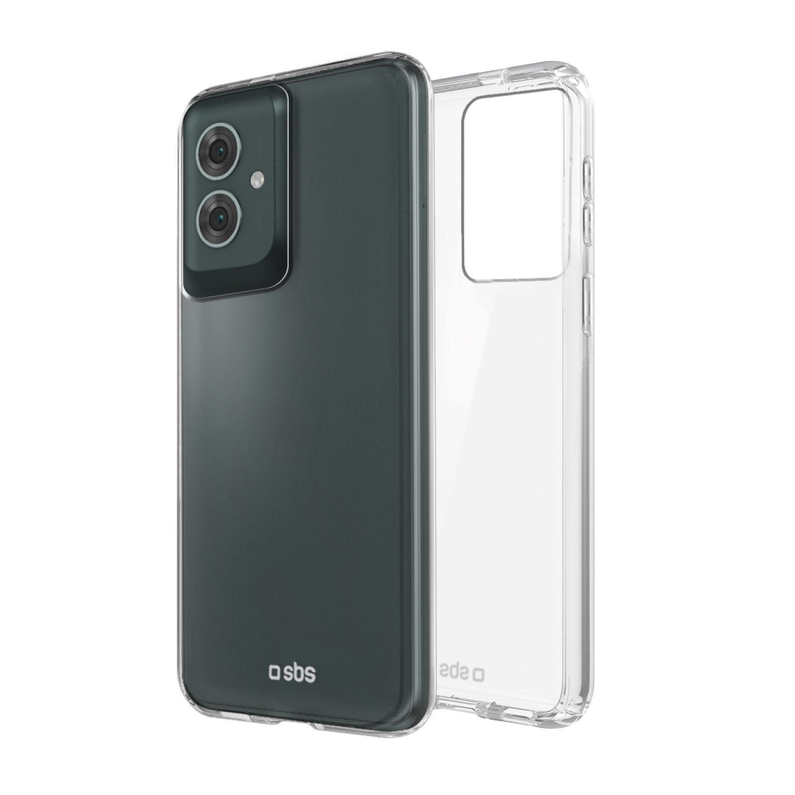 SBS Skinny Cover Handyhülle Moto G55 Transparent