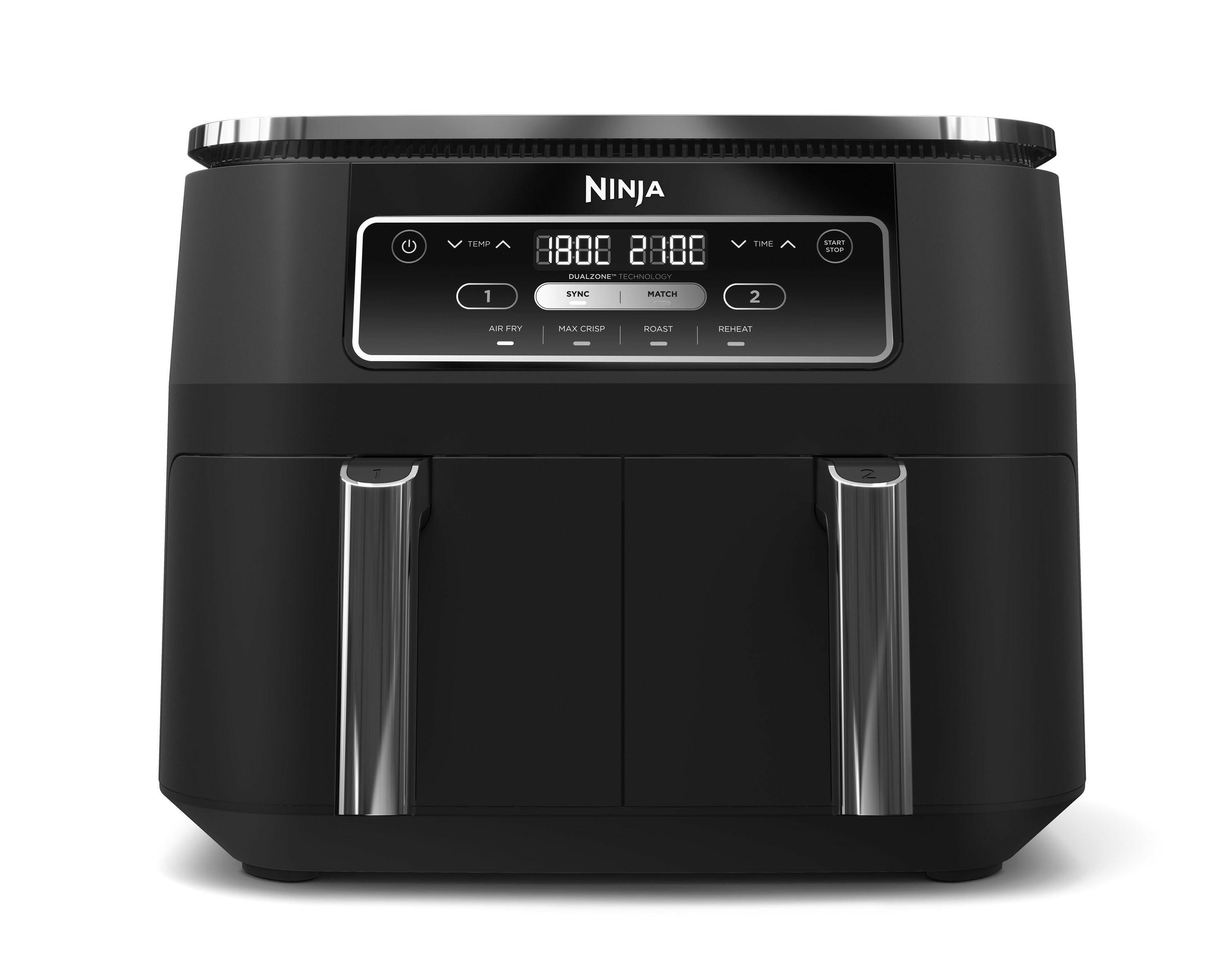 Ninja Foodi AF200EU 4-in-1 Heißluftfritteuse 7,6 l Schwarz.