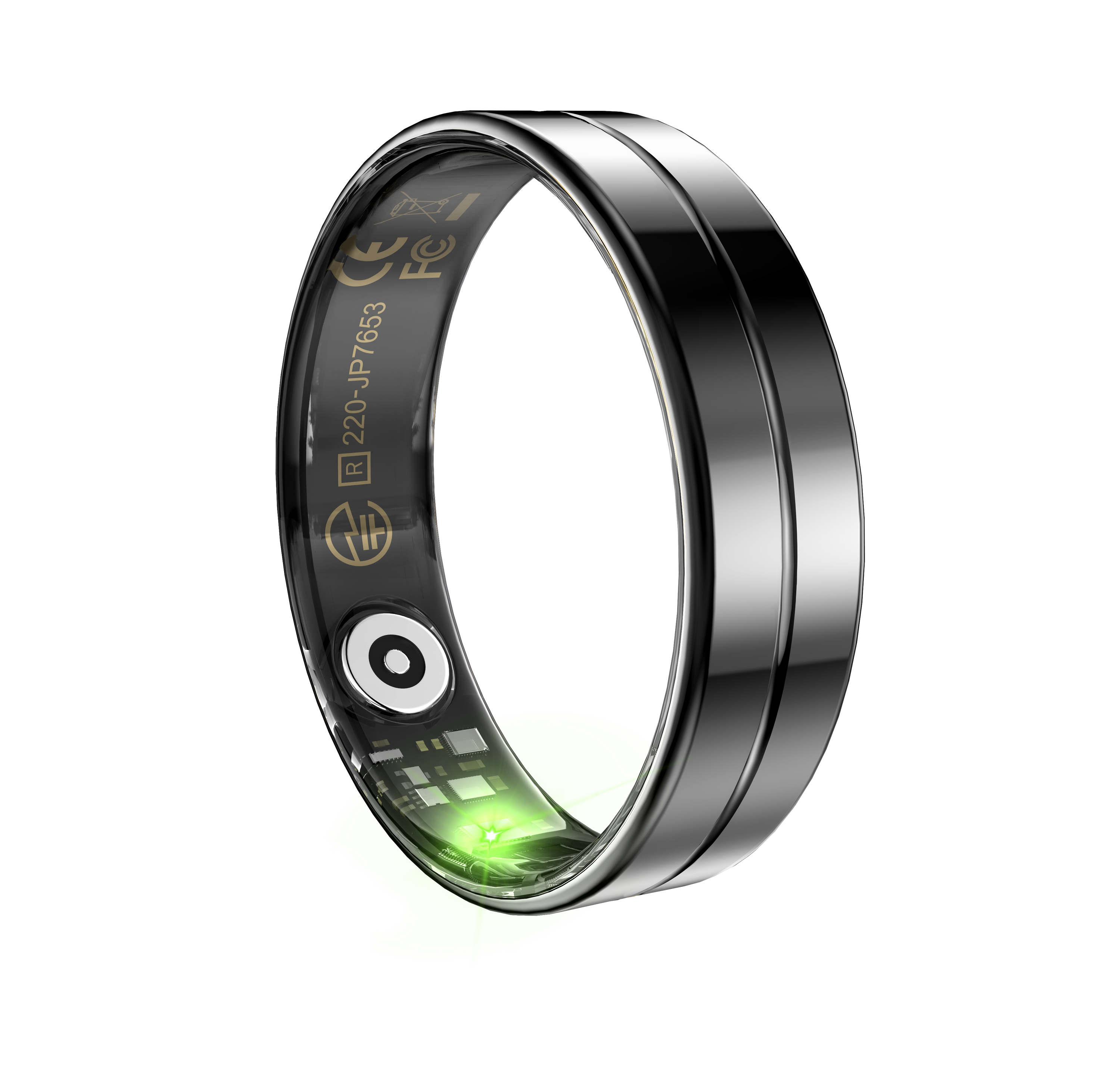 felixx SR11 Smartring Schwarz Edelstahl SpO2 Bluetooth 5.3