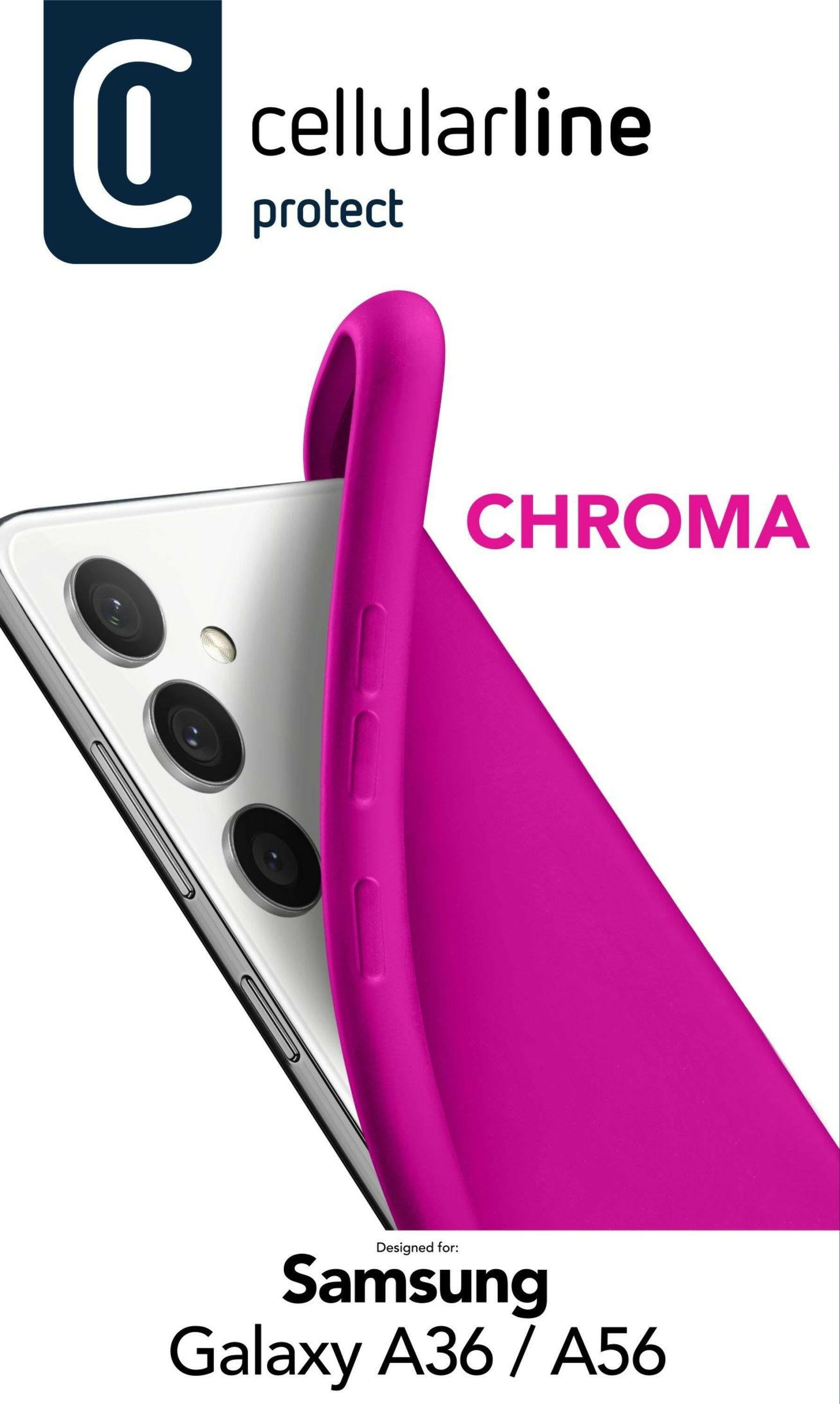 Cellularline Chroma Case für Samsung A36/A56 5G - Pink.
