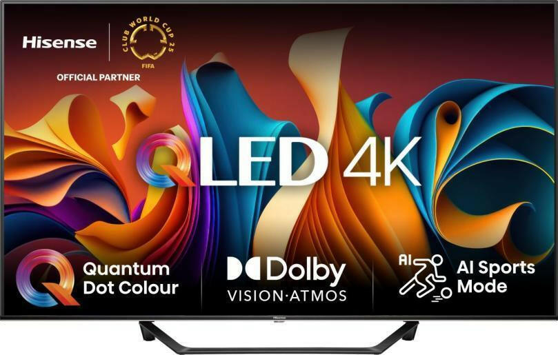 Hisense QLED TV 43" 4K HDR10+ Smart VIDAA U7.6.