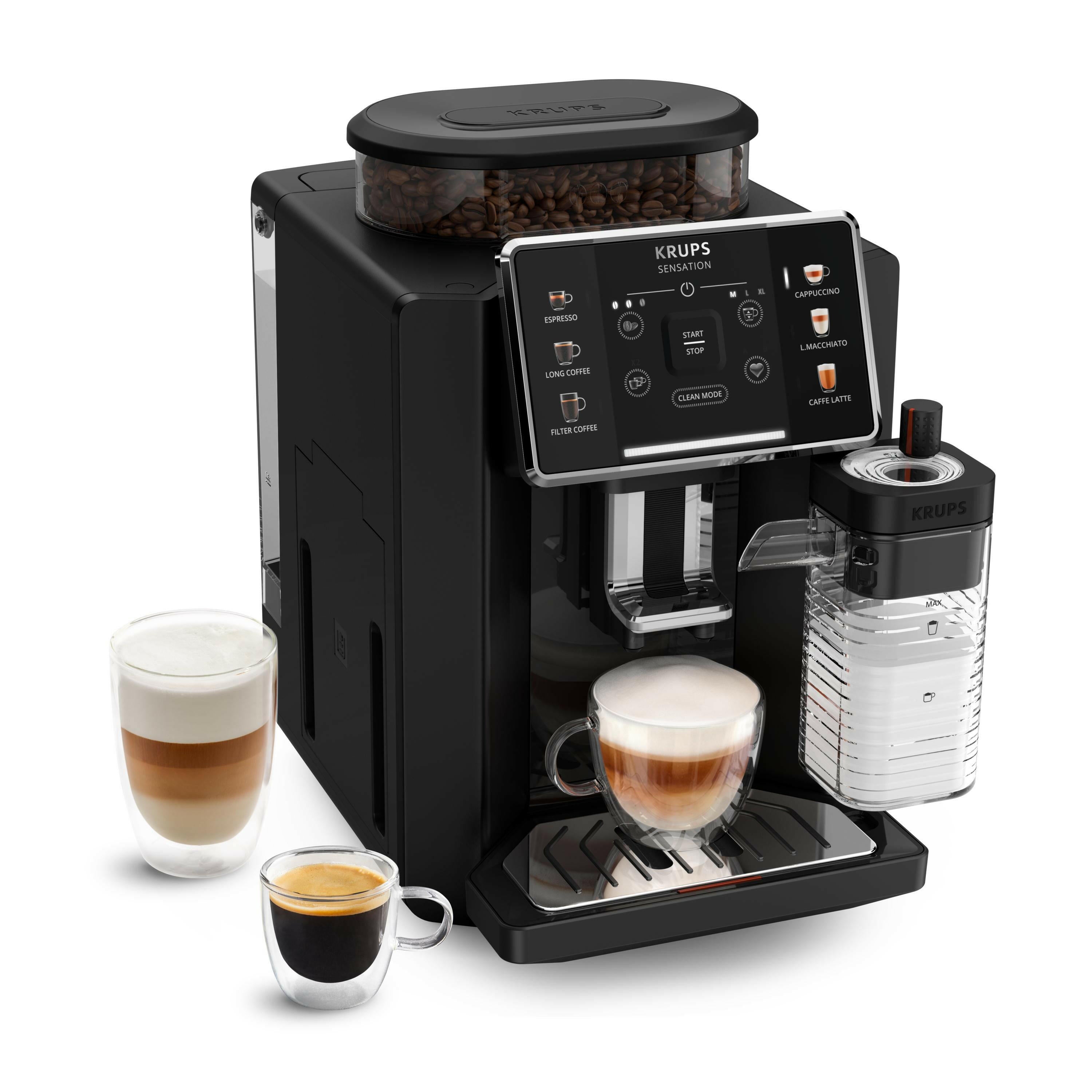 KRUPS Sensation Milk EA9128D Kaffeevollautomat, 15 bar, XL.