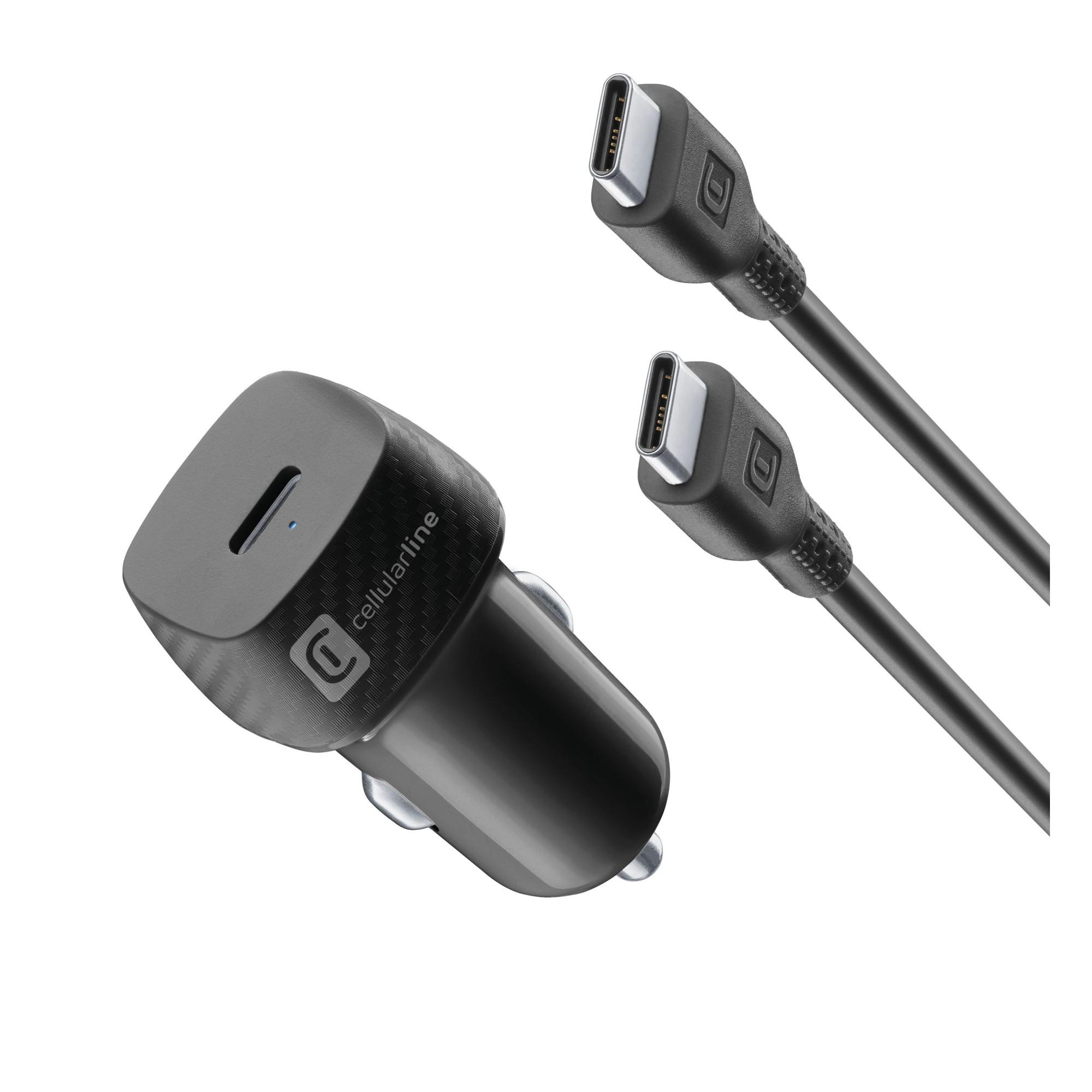 CellularLine Super Fast 25W Kfz-Ladegerät USB-C für Samsung