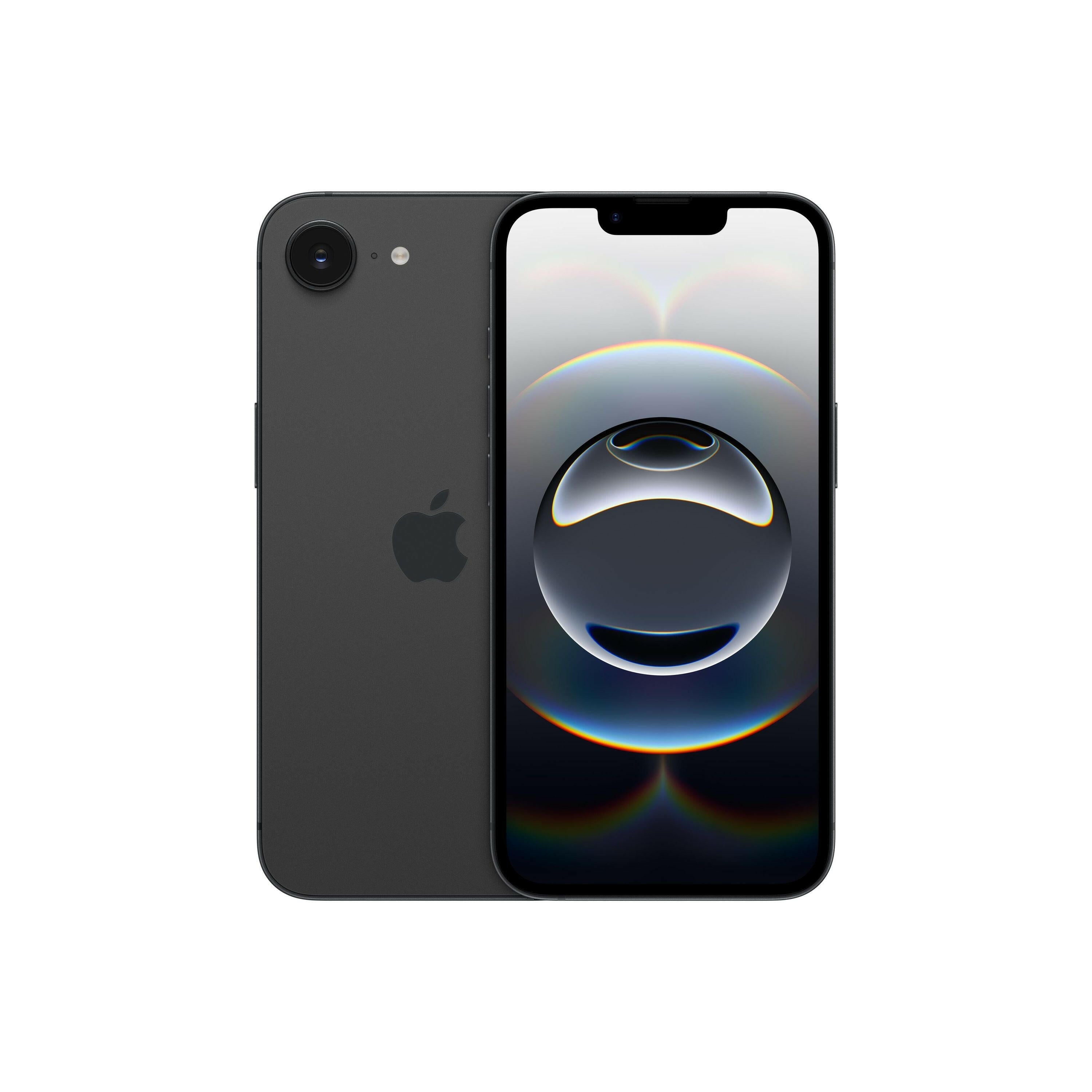 iPhone 16e 256GB Schwarz | A18 Chip, 48 MP Kamera, 6,1" OLED.