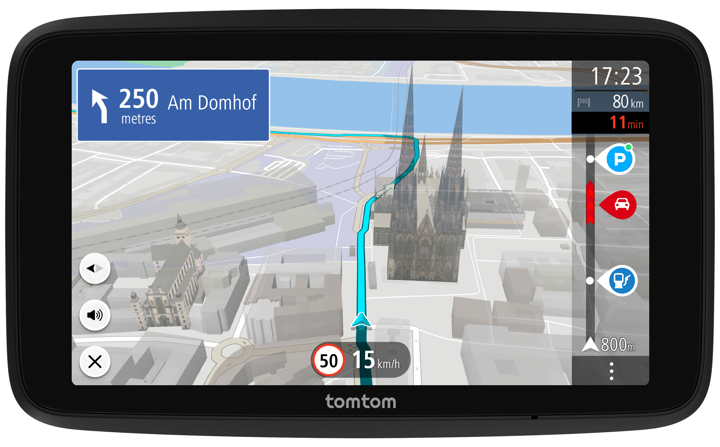 TomTom GO Navigator 2. Gen. 6 Zoll, Echtzeit-Traffic, Wi-Fi