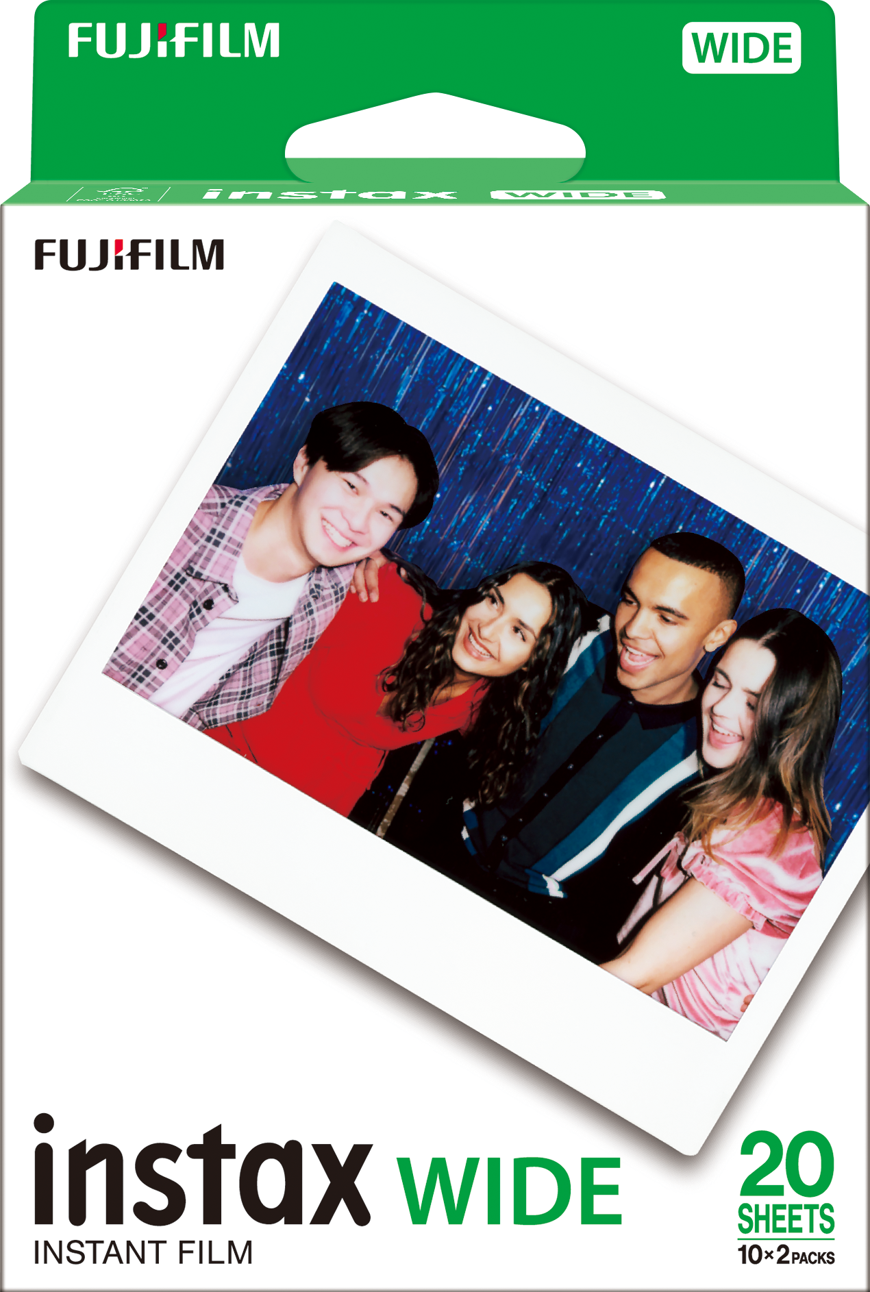Fujifilm instax Wide Film 20er Pack White Border 62x99mm