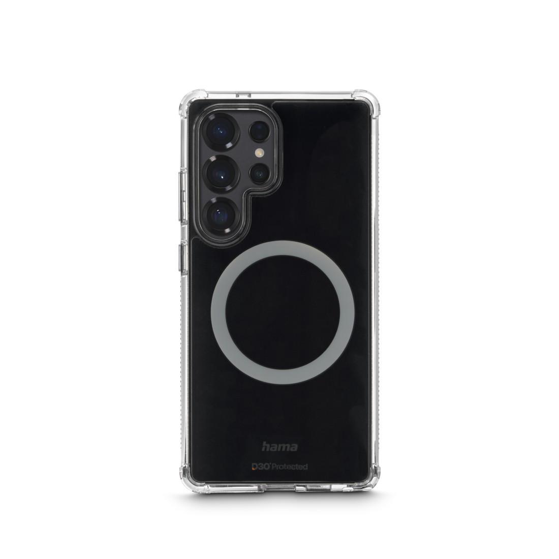 Hama Extreme Protect Hülle S25 Ultra D3O Qi2 transparent
