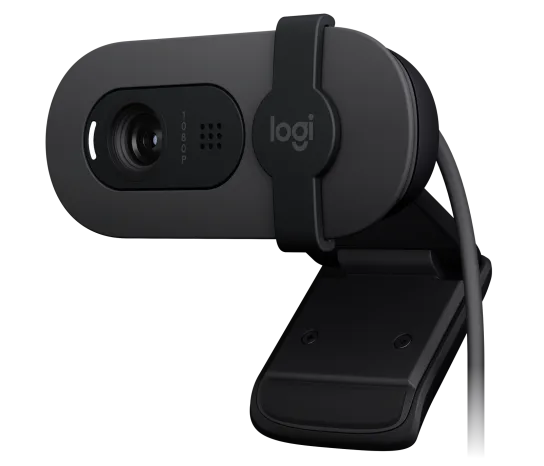 Logitech Brio 100 Full HD-Webcam 1080p, USB-A, Abdeckblende