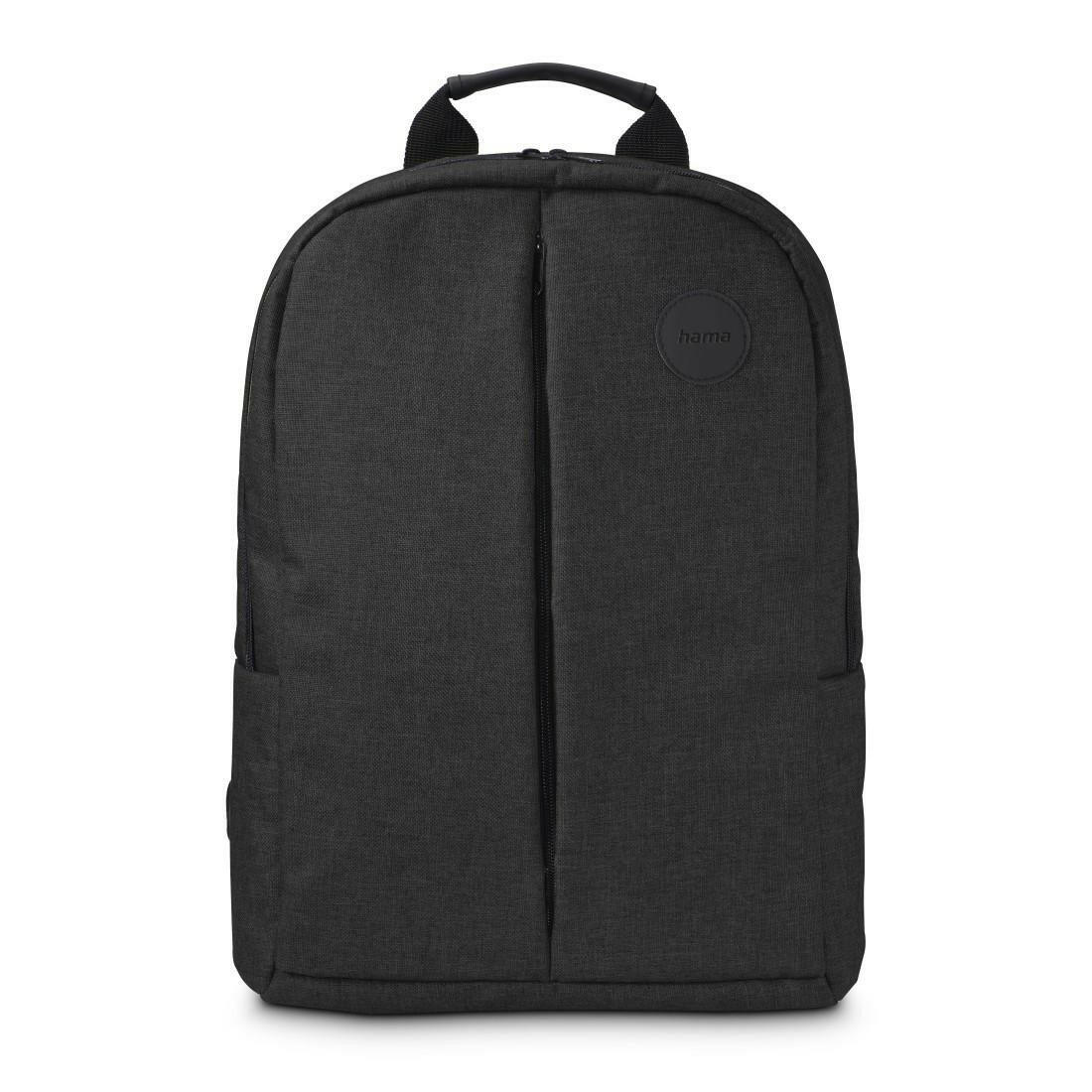 Hama Genua Laptop-Rucksack, bis 15,6", Schwarz, für Uni.