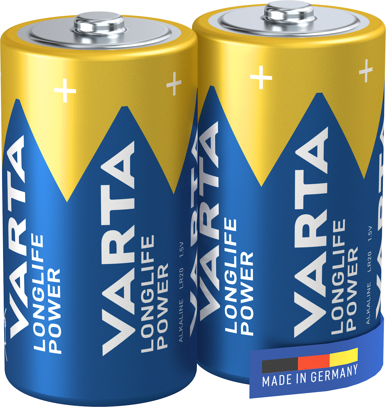 VARTA Longlife Power C Batterien 2 Stück Alkaline 1,5V.
