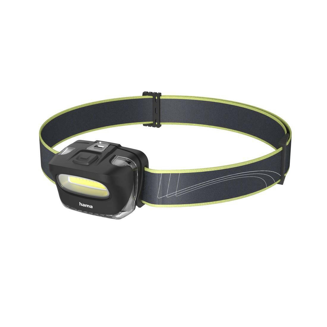 Hama LED-Stirnlampe "HL110", COB, 2 Modi, Joggen, Sport.
