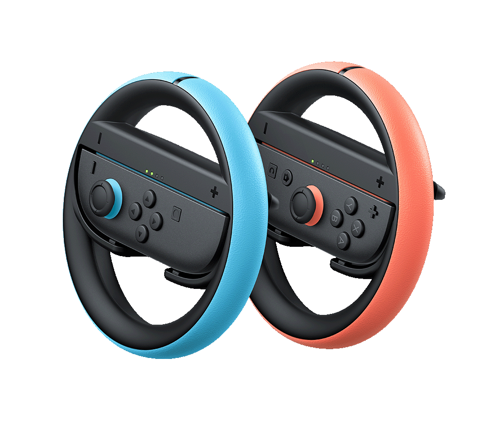 Nintendo Joy-Con 2-Lenkrad-Paar für Switch 2, blau/rot