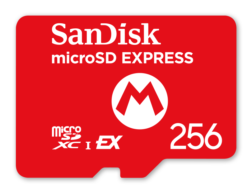 SanDisk microSD EXPRESS Card 256 GB für Nintendo Switch 2.