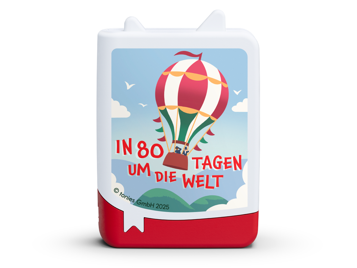 tonies Book Tonie - In 80 Tagen um die Welt, für Kinder.