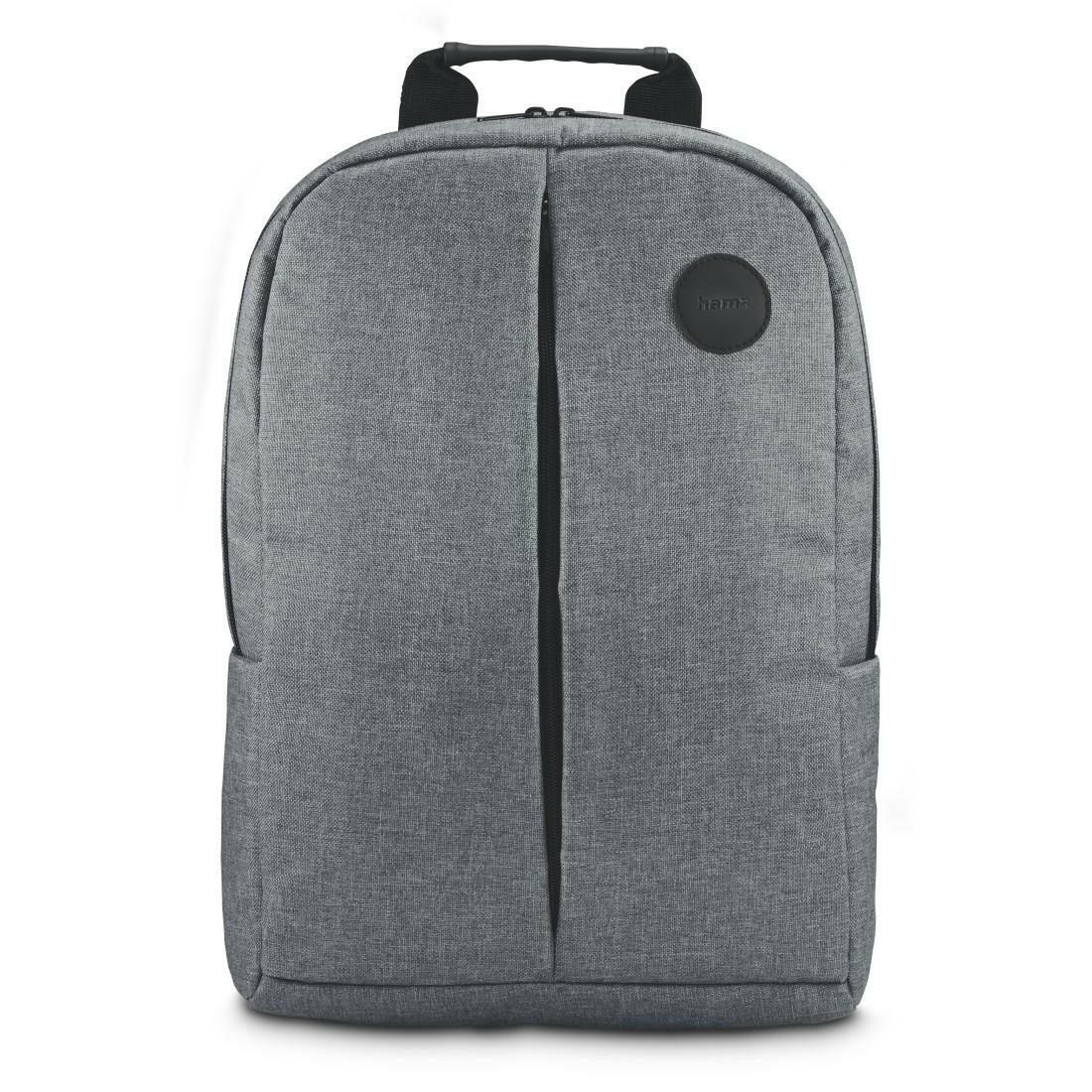 Hama Genua Laptop-Rucksack 15,6", grau, gepolstert.