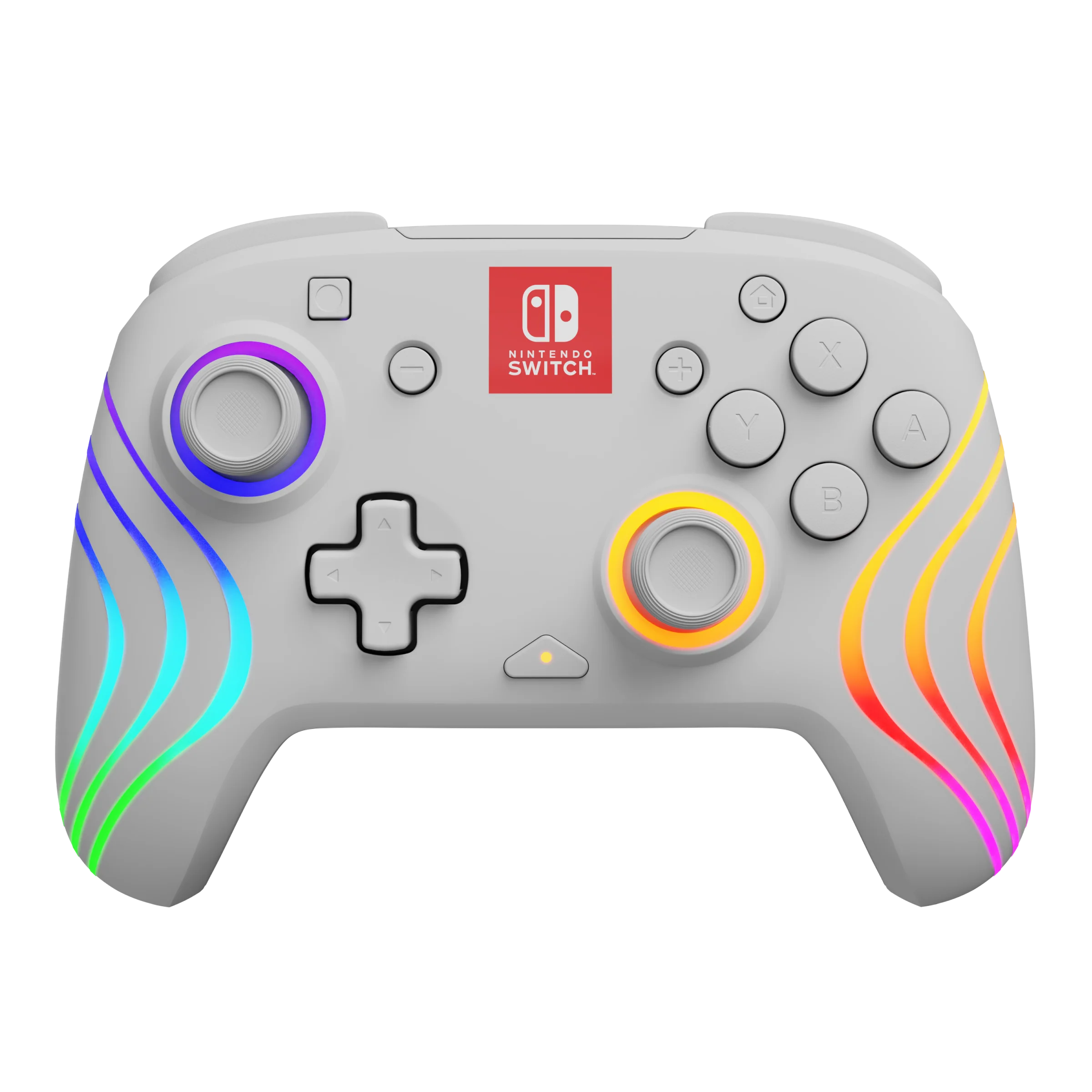 PDP Afterglow Wave Wireless Controller – Switch OLED, White