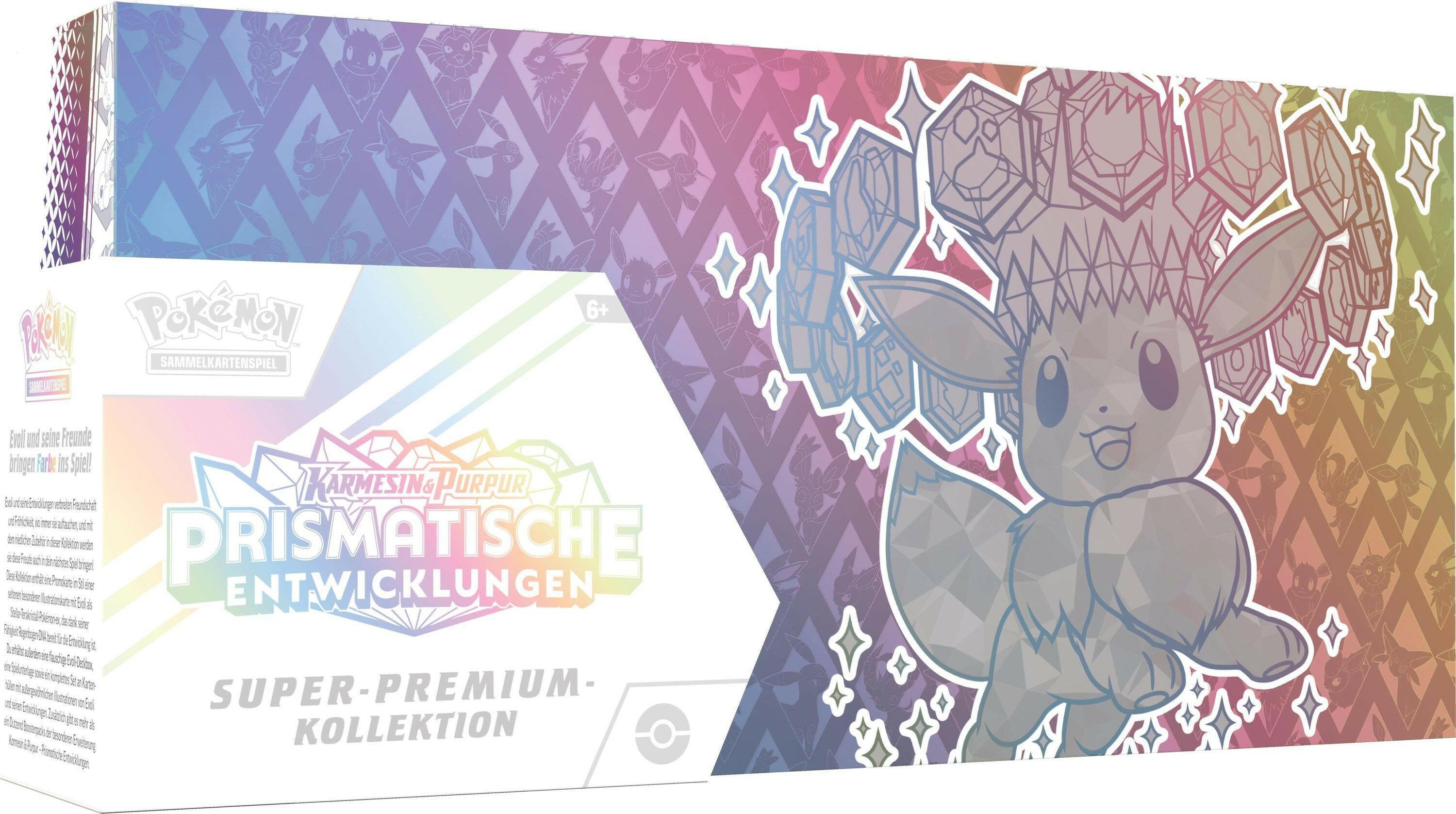 Pokémon Super-Premium-Kollektion Evoli-ex + 15 Boosterpacks.