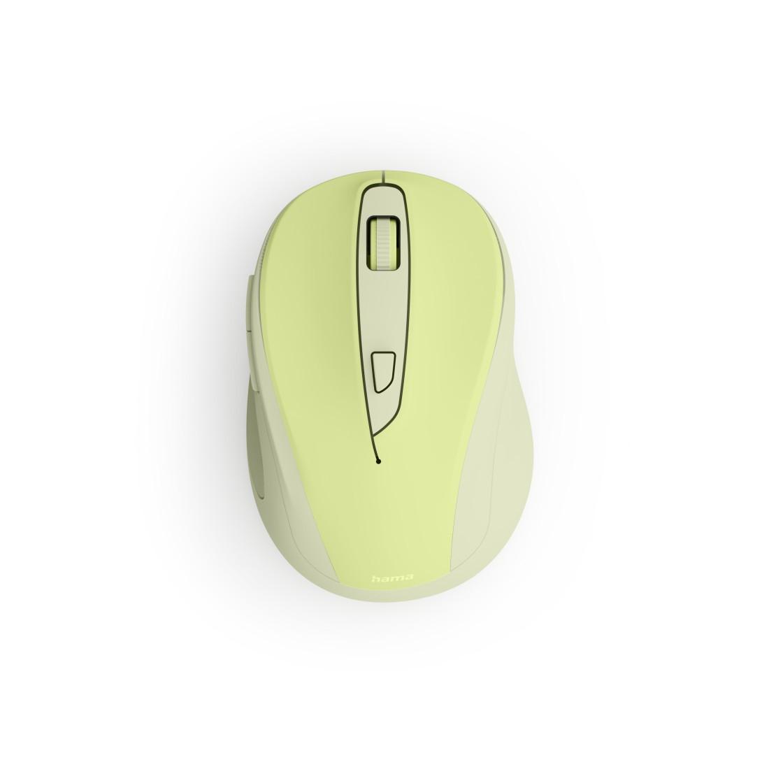 Hama WM-400 kabellose Maus, ergonomisch, 6 Tasten, Grün