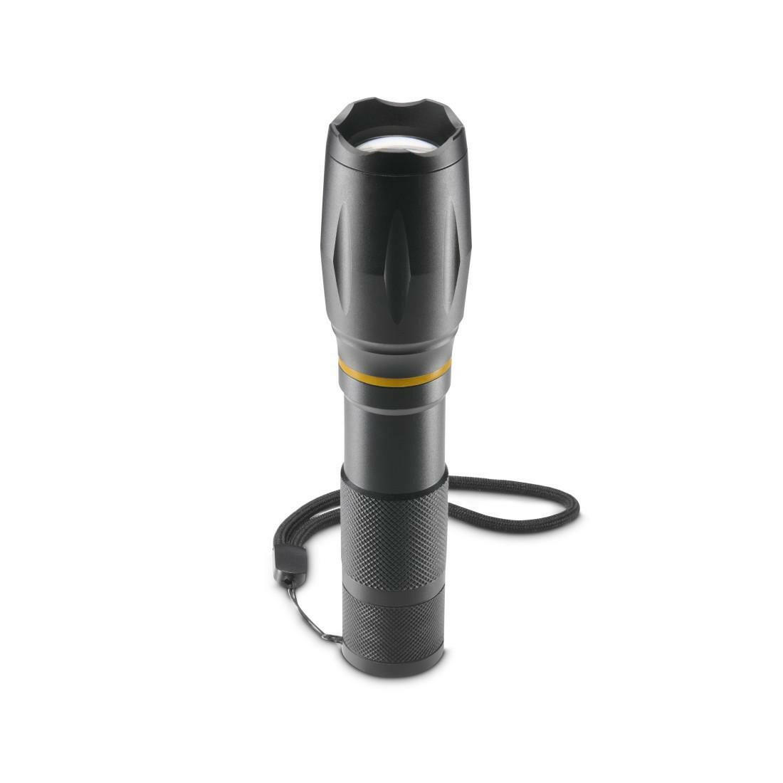 Hama W200 LED-Taschenlampe, Aluminium, 3 Modi, Zoom, COB.