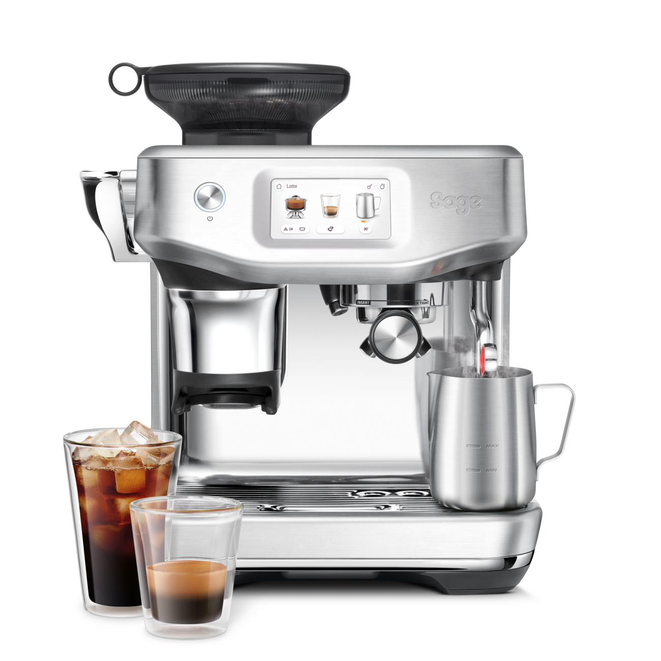 Sage Barista Touch Impress – Edelstahl Espressomaschine mit.