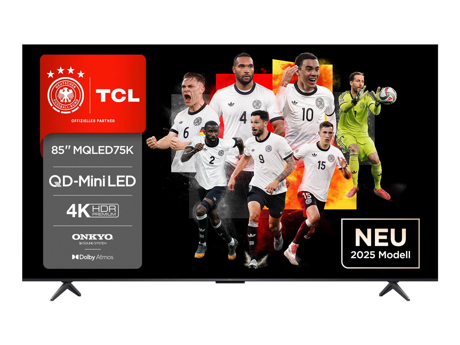 TCL 85MQLED75K QLED Mini-LED TV 85" 4K HDR Dolby Vision