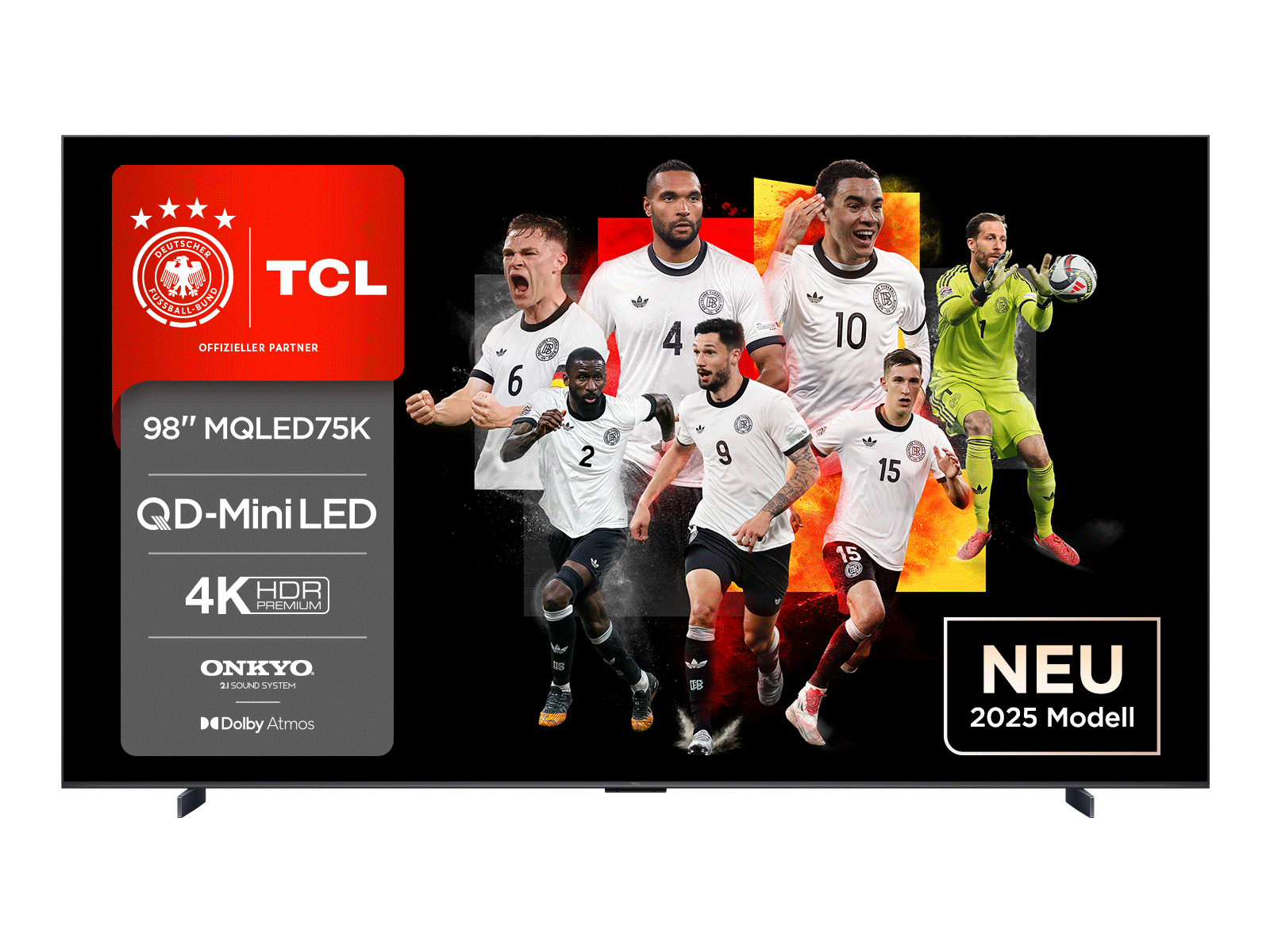 TCL 98MQLED75K 98 Zoll QLED Mini-LED 4K Smart TV 120Hz