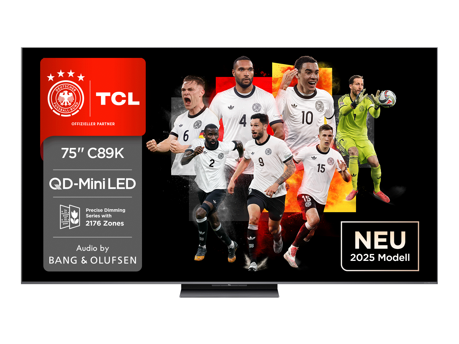 TCL 75C89K QLED Mini LED TV 75 Zoll 4K Dolby Vision 144Hz