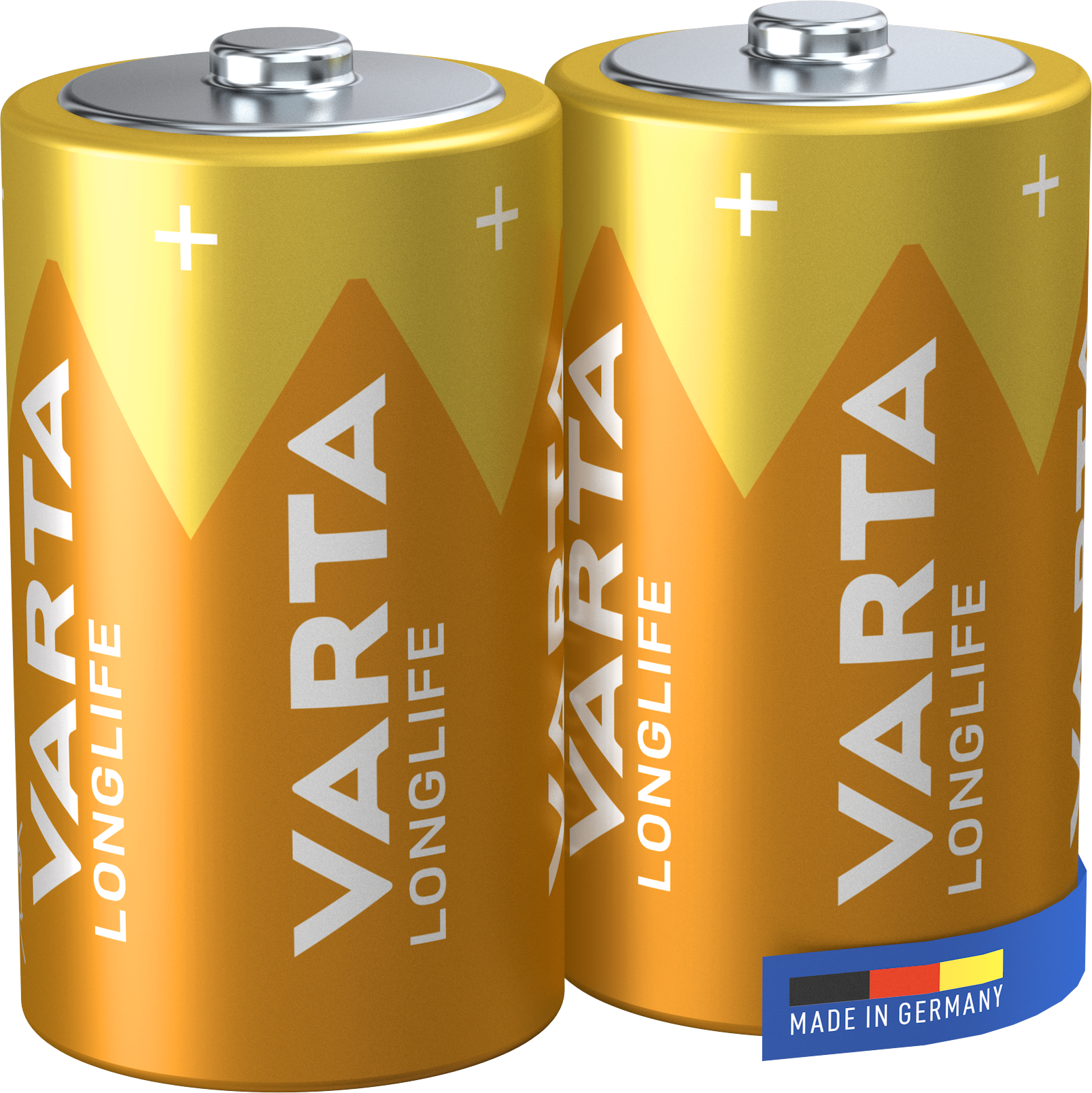 VARTA Longlife D Batterie 2er Pack - Langlebig, Made in.