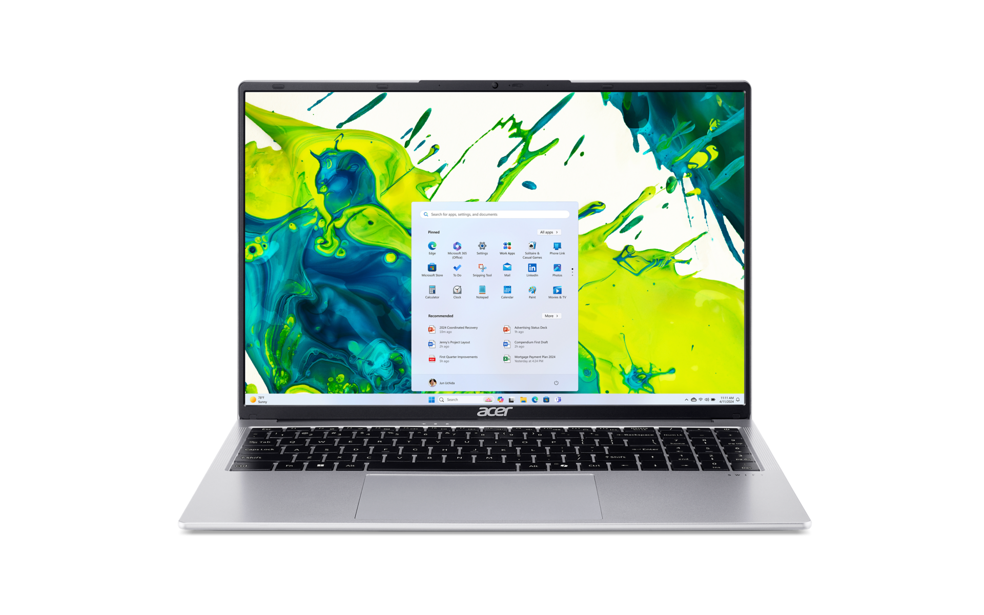 ACER Swift Lite 16 Notebook 16 Zoll WUXGA N355 8GB/512GB