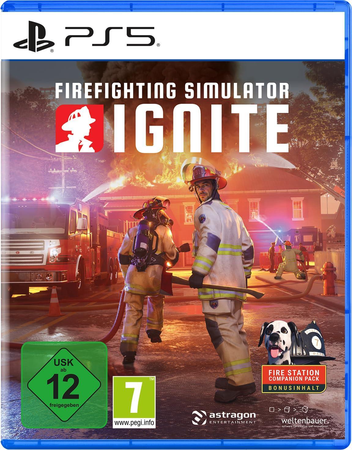 Astragon Firefighting Simulator: Ignite PS5-Spiel Blu-ray