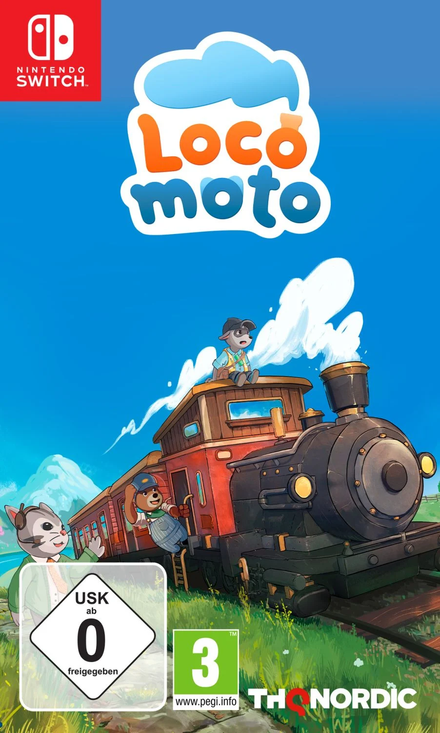 Locomoto Nintendo Switch Abenteuerspiel für Kinder.