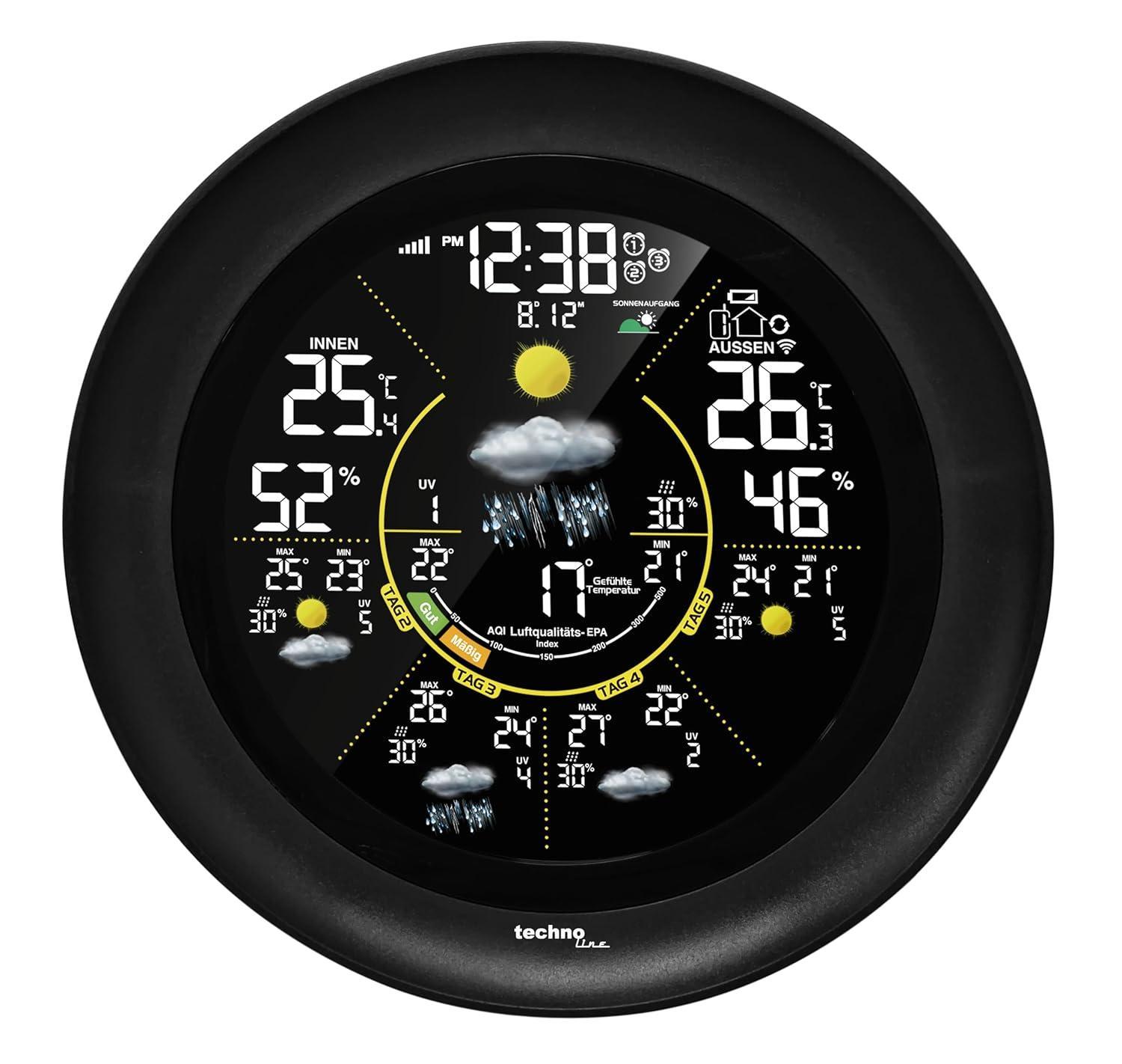 technoline WD3040 Internetwetterstation Wetter-App, regional