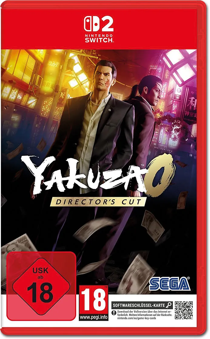 SEGA Yakuza 0 Director's Cut - Nintendo Switch 2 Key Card