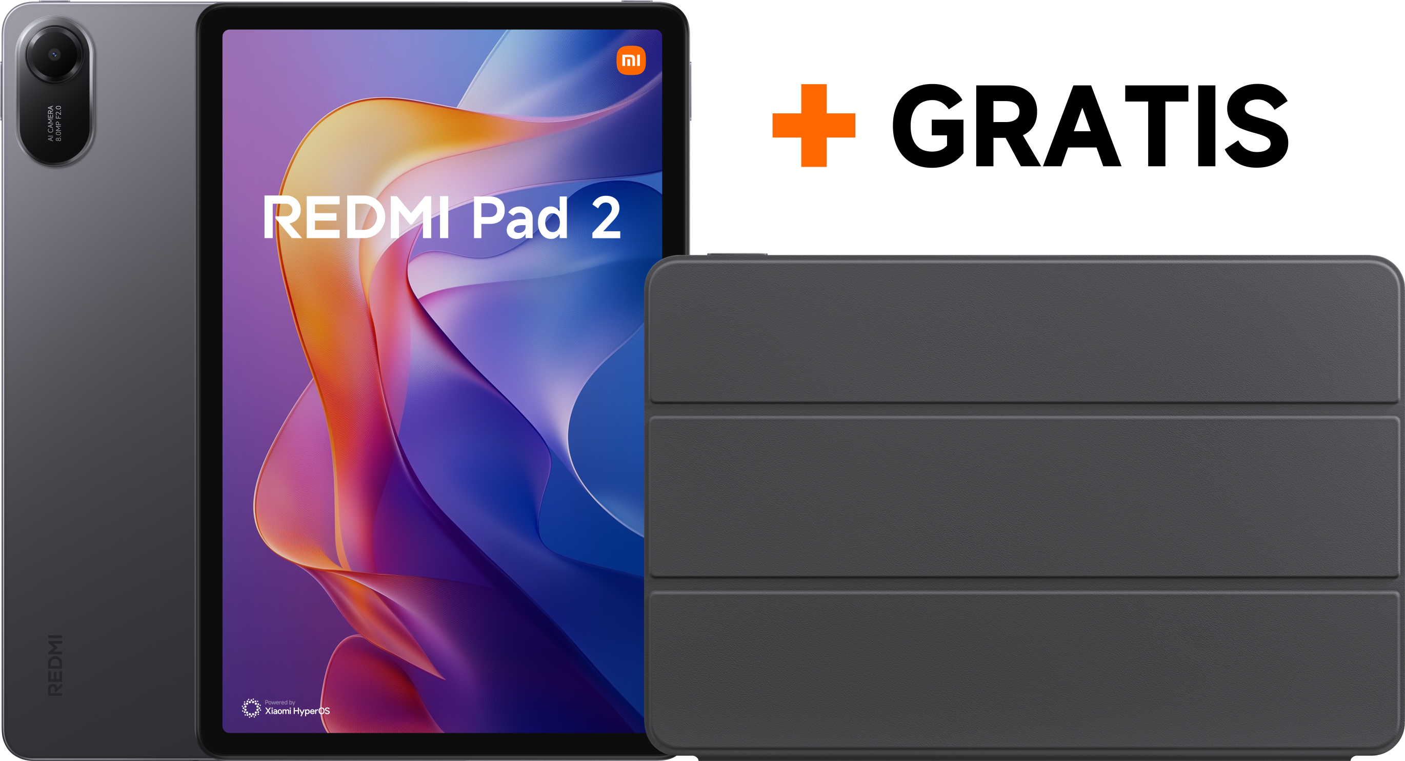 Xiaomi Redmi Pad 2 11" 128GB, 4GB RAM, Graphite Gray.