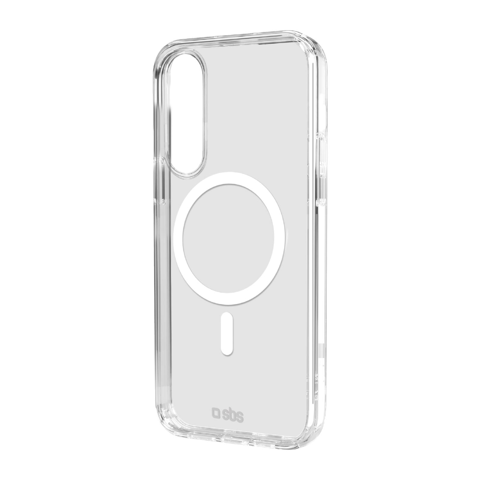 SBS Transparente Hülle PC+TPU, MagSafe für Samsung S25 Edge