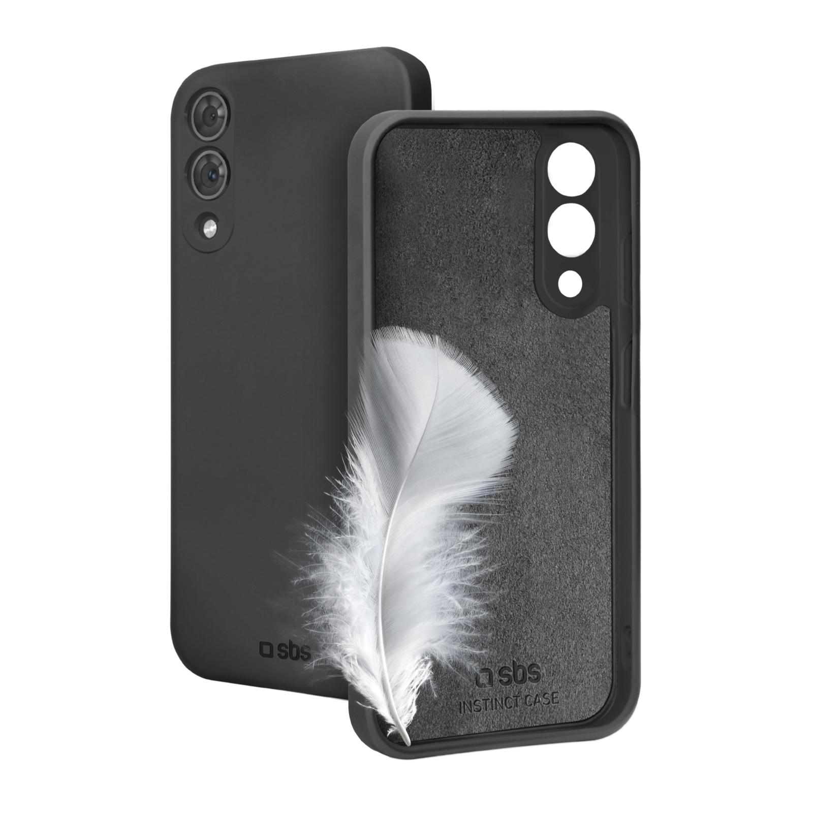 SBS Instinct TPU-Handyhülle Samsung Galaxy S25 Edge, schwarz