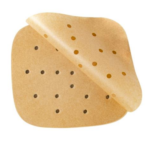 SCANPART Backpapier 20x20cm perf. Heißluftfritteuse 100 Stk