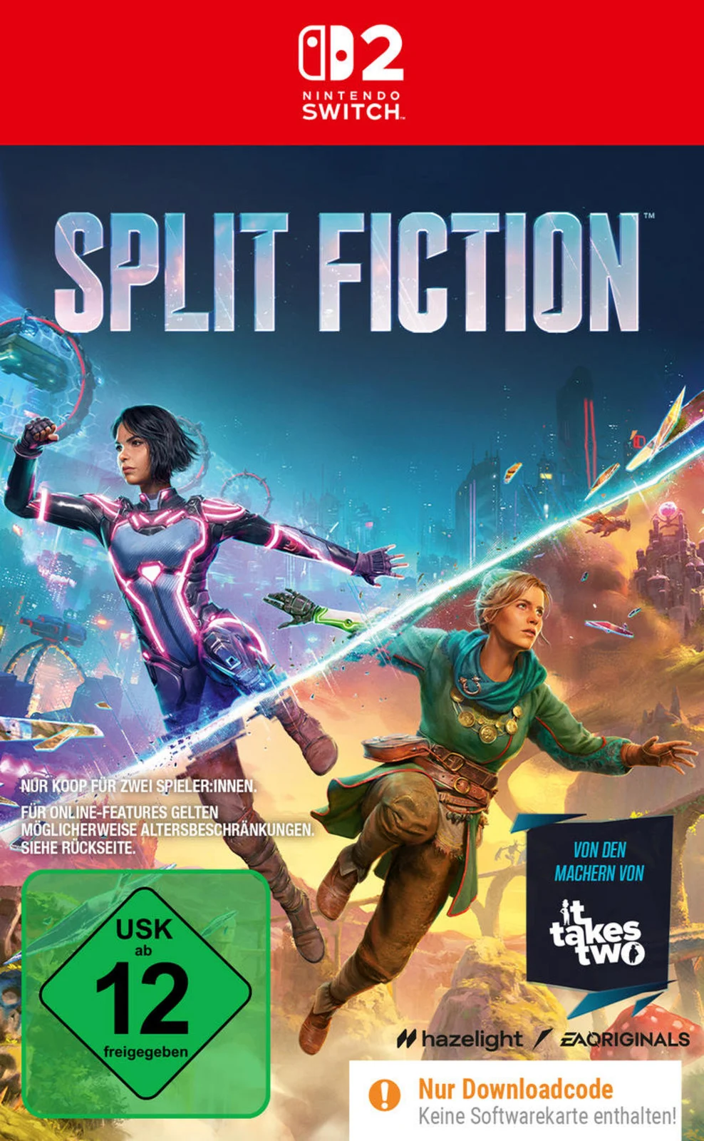 EA Split Fiction – Switch 2 Spiel, Code in der Box, Deutsch