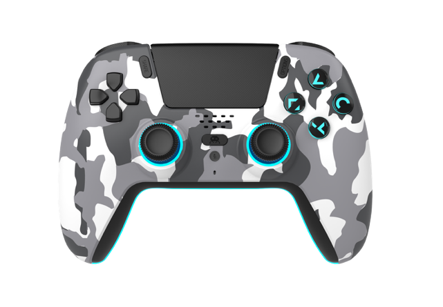 Freaks and Geeks PS5 Controller Weiß Camouflage, kabellos