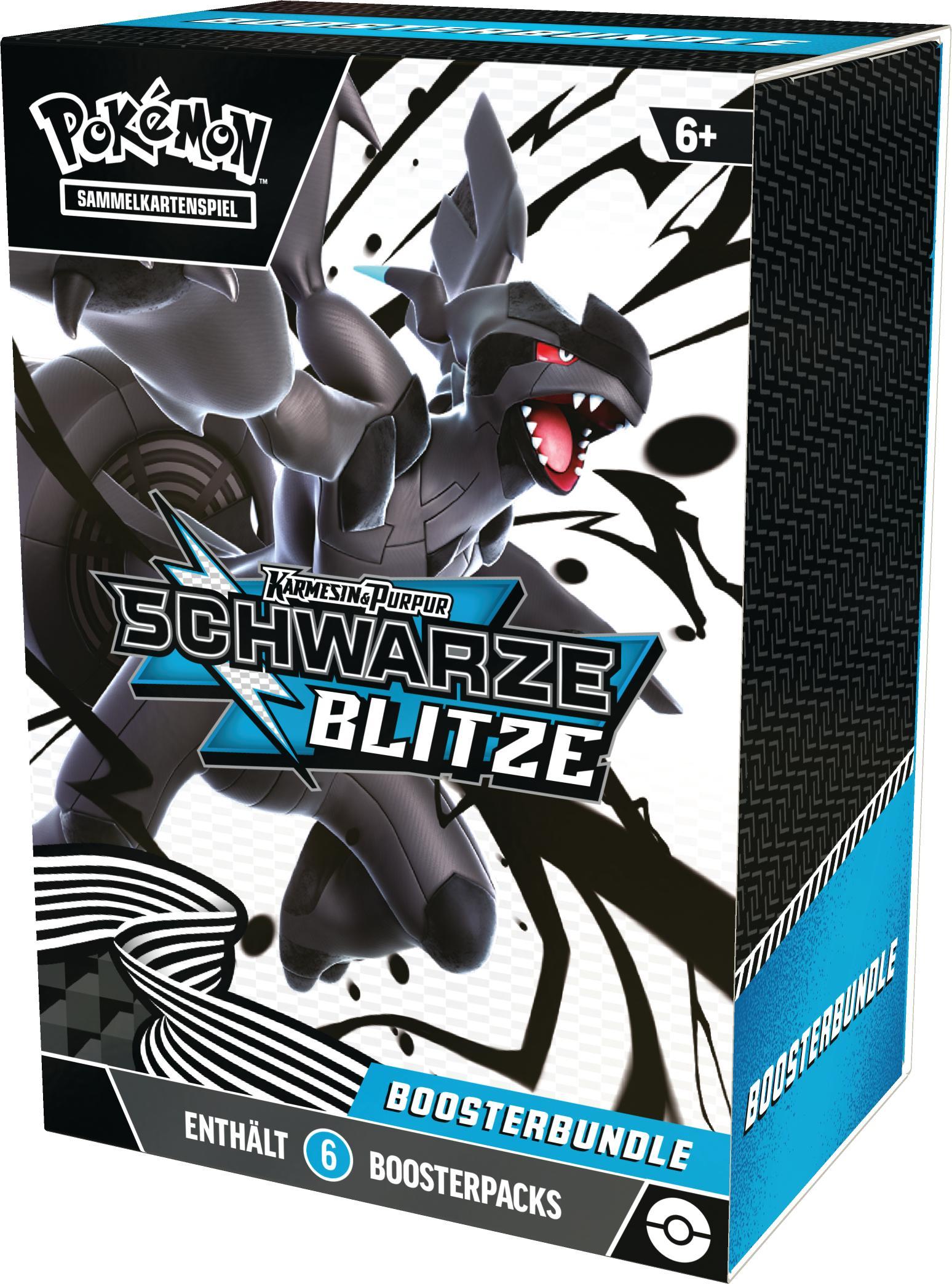 Pokémon Karmesin & Purpur – Schwarze Blitze Boosterbundle 6x