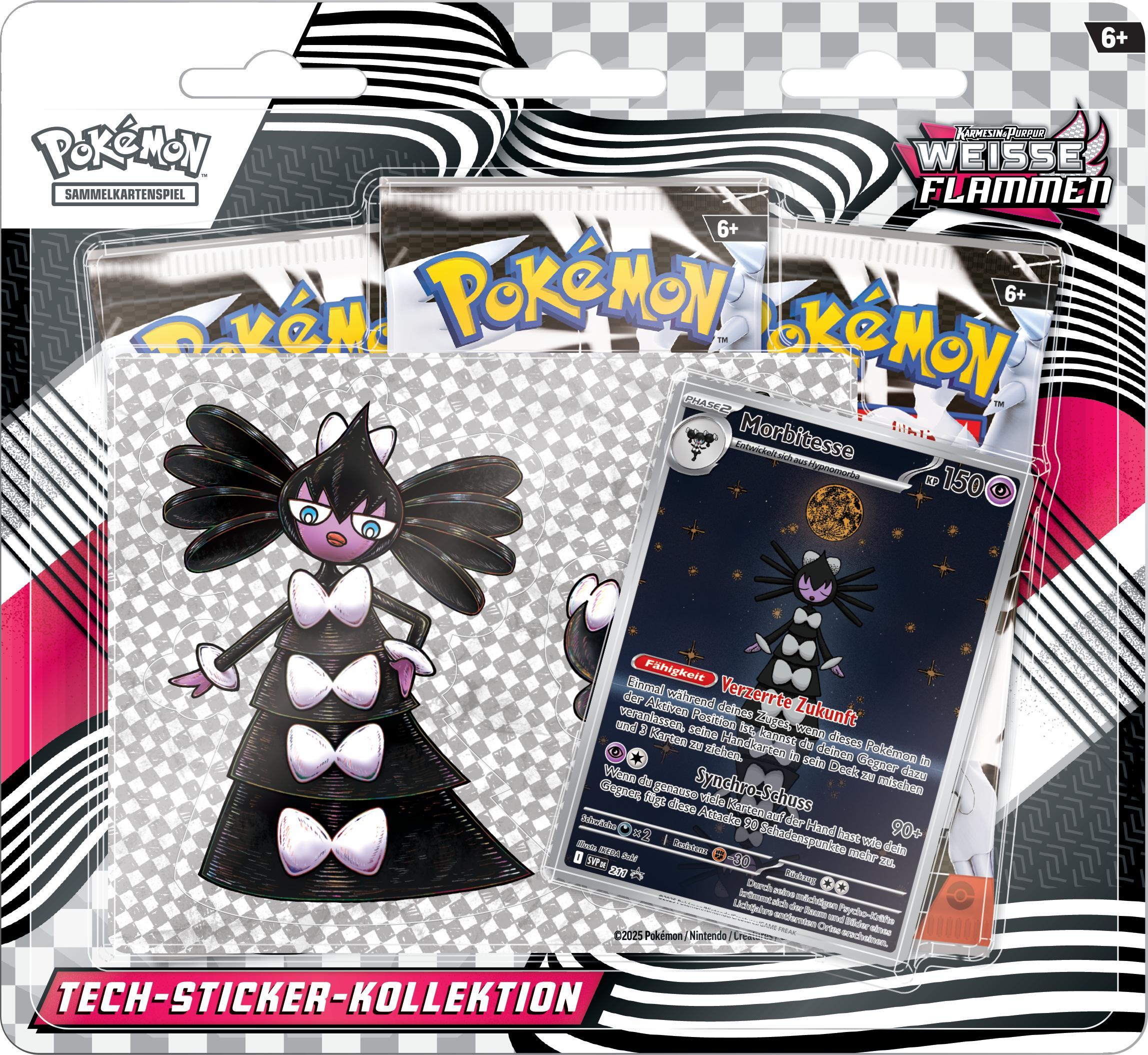 Pokémon Tech-Sticker-Set Karmesin & Purpur
