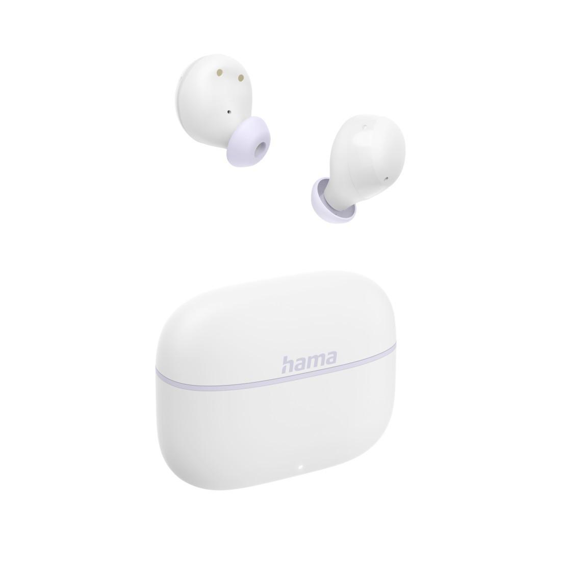 Hama Freedom Buddy II TWS-Kopfhörer, Sprachsteuerung, wht