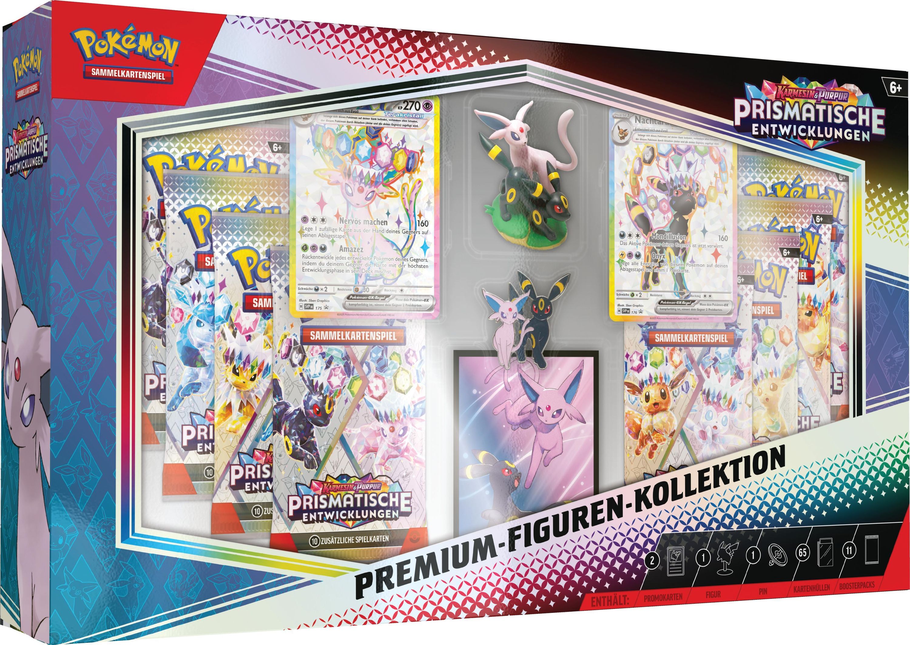 Pokémon KP08.5 Figuren-Box Karmesin/Purpur - Psiana