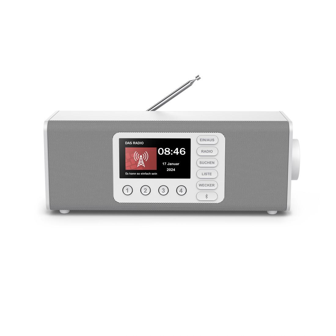 Hama DR2002 Digitalradio FM/DAB+/Bluetooth RX, Radiowecker