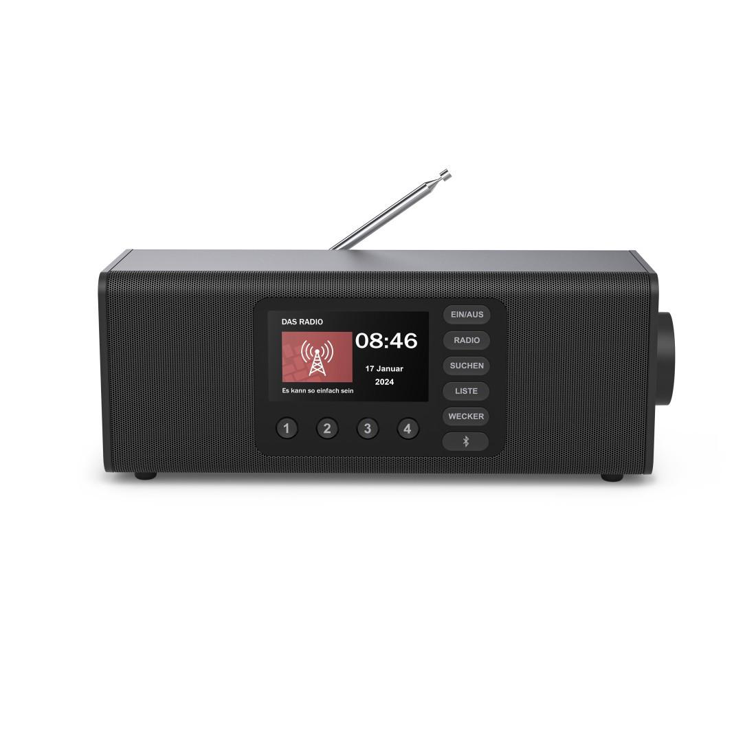 Hama DR2002 Digitalradio Radiowecker DAB+/FM Bluetooth