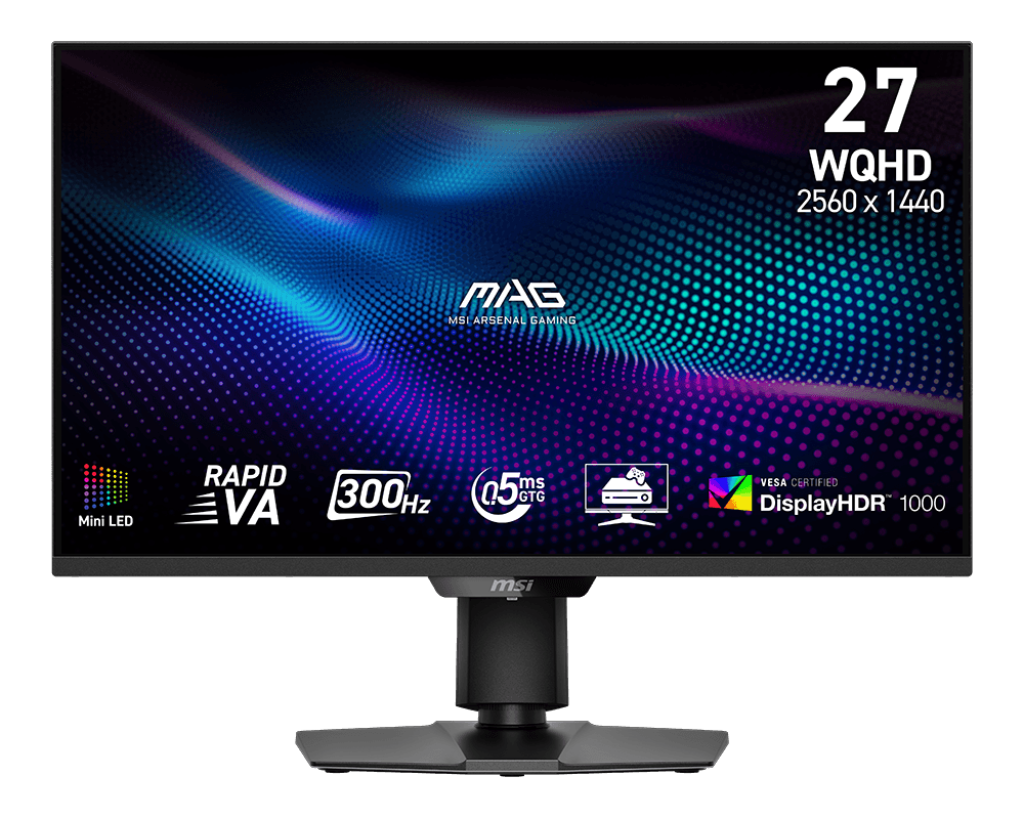MSI MAG 274QPFDE X30MV Gaming Monitor 27" WQHD 300Hz