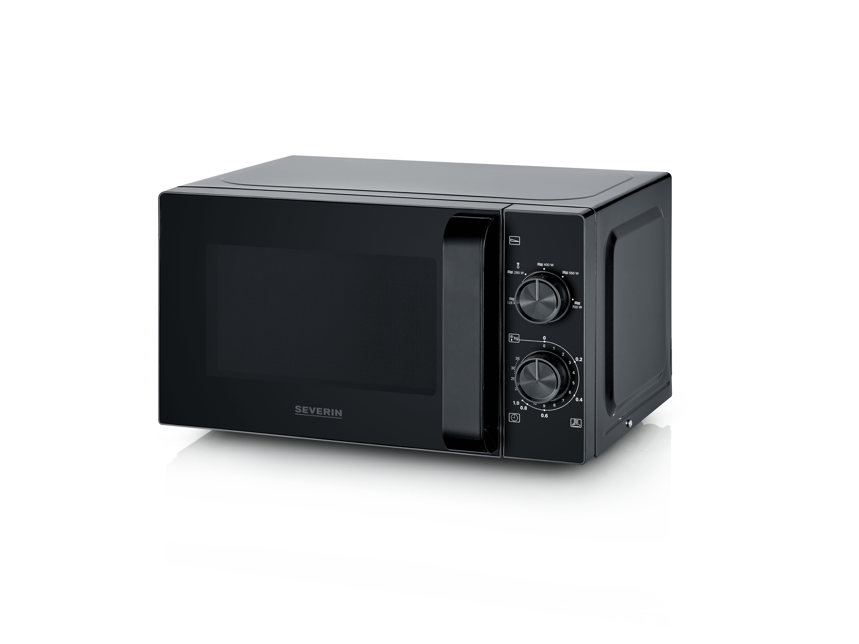 SEVERIN MW7790 Mikrowelle 20L 700W Timer schwarz