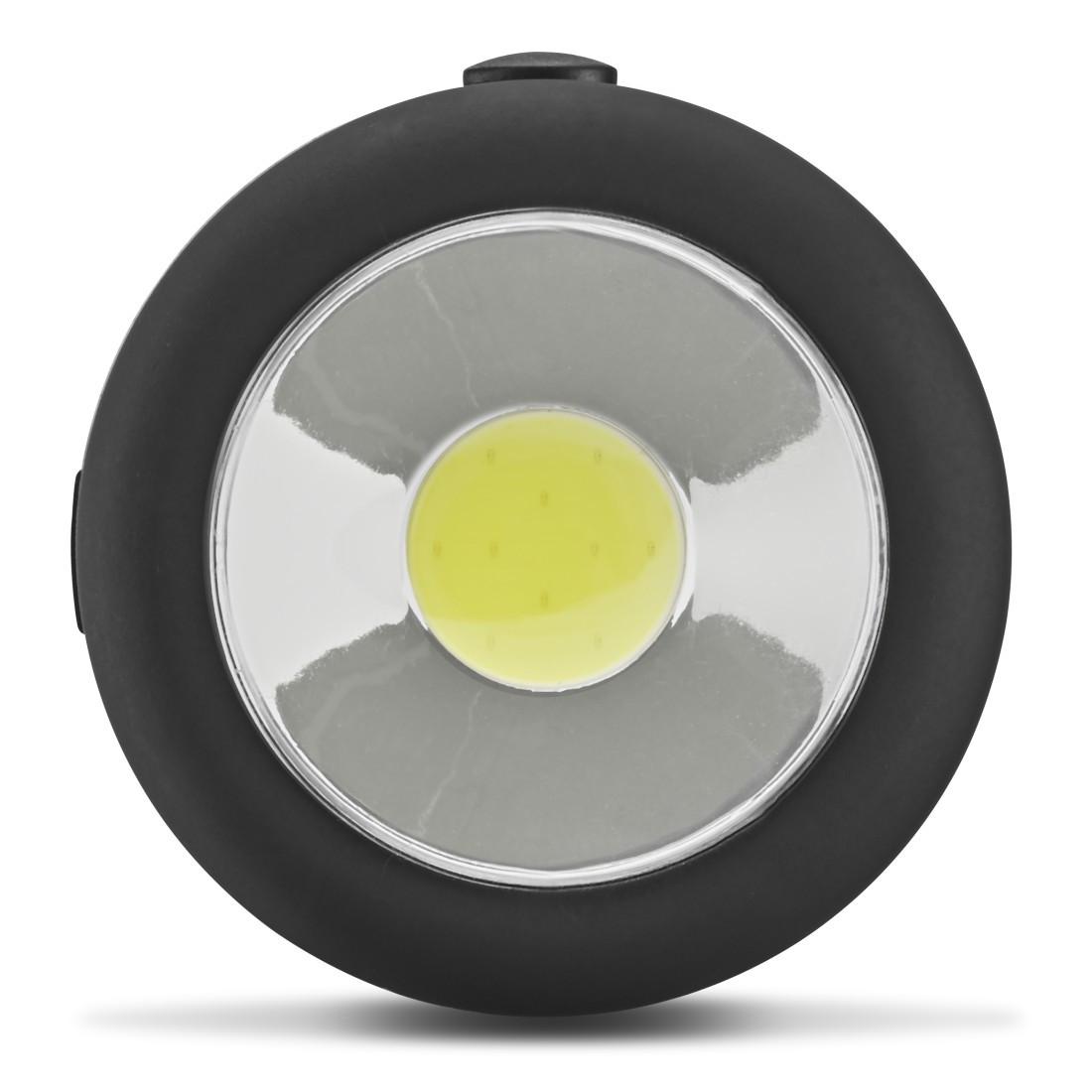HAMA W140 LED-Arbeitsleuchte COB, Magnet, Haken, Batterien