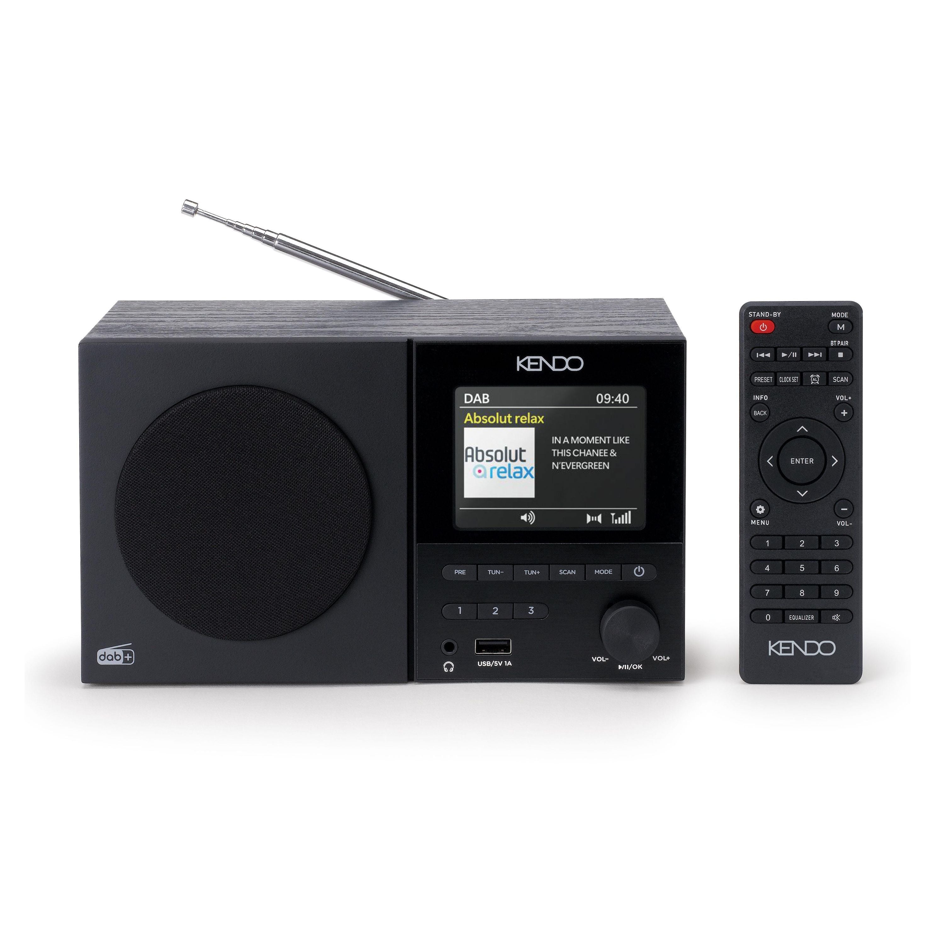KENDO DAB Radio 25EX – DAB+/UKW, Bluetooth 5.3, USB