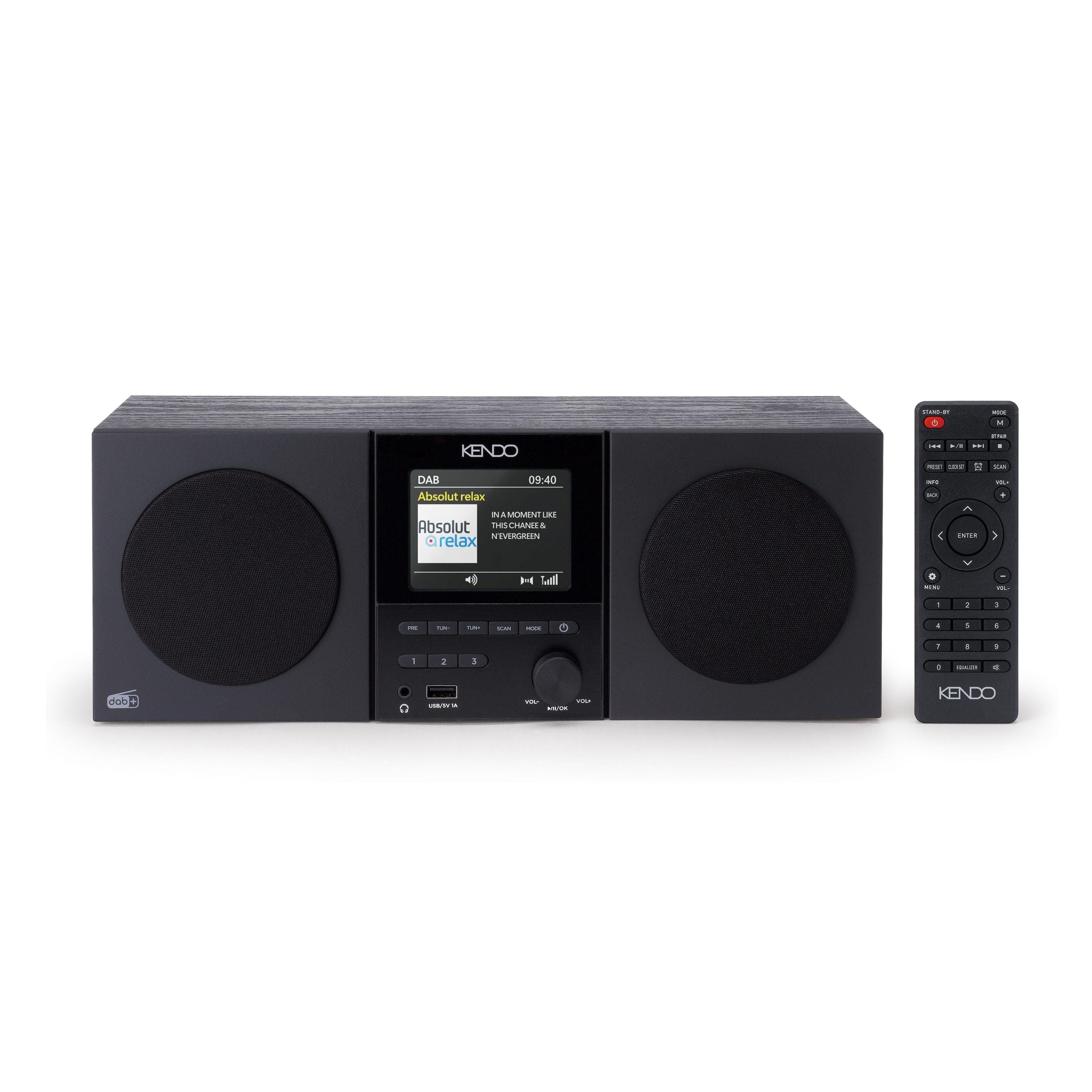 KENDO XL 25EX DAB+/UKW-Radio Bluetooth 5.3 3,5" TFT USB